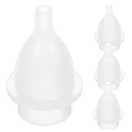 Produktbild: UPKOCH 4 Stück Saugkopf Für -nasensauger Nasenöffner Für Babys Saugkopf Des Nasensaugers Saugkopf Für Nasensauger Für Babys Nasenreiniger-saugkopf Für Babys Ersatzsaugkopf Kieselgel