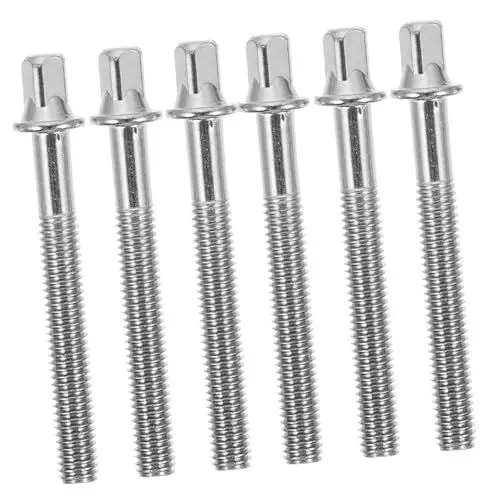Produktbild: UPKOCH Schrauben 6st Vierkantschraube Kleine Spannstäbe Spannschrauben Der Trommel Bassdrum-stäbe Trommelbefestigungsschrauben Trommelteile Ersatzschrauben Trommelschraube Eisenbeschichtung Silver