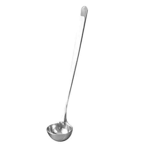 Produktbild: UPKOCH Edelstahl Suppenkelle Saucenkelle Servierlöffel Portionskontrollkelle Für Restaurantküche Hausmannskost 24X4. 5X4. 5Cm