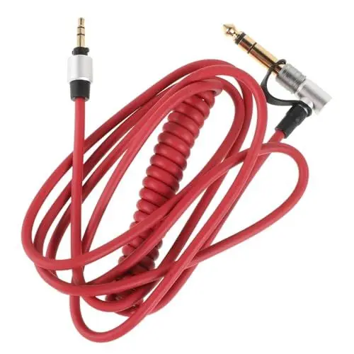 Produktbild: UPKOCH Gitarrenverstärker-audiokabel Spiralkabel Für Gitarre Professionelles Gitarrenkabel Videokabel Trommelkabel Gitarrenzubehör Gitarren-verbindungskabel Lautsprecherkabel Kupfer Rot