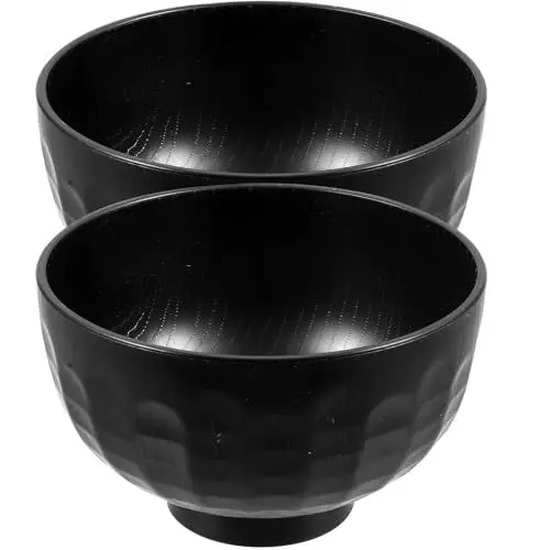 Produktbild: UPKOCH Japanische Miso-Suppe Reisschüssel Kunststoff-Ramenschüssel Japanische Servierschüsseln Vorspeisenschüssel Salatschüssel Für -Thai-Miso-Udon-Suppennudeln Bild 2