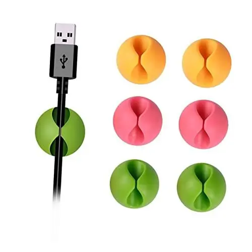 Produktbild: UPKOCH Kabelhalter Aus Silikon Draht-organizer Für Kabel Organizer Abziehbare Und Aufklebbare Rückseite
