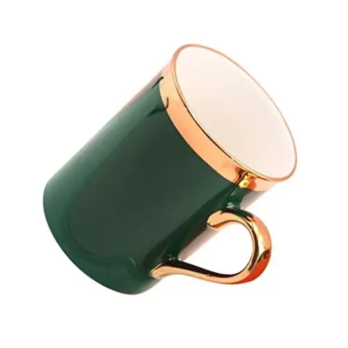 Produktbild: UPKOCH Kaffeebecher Aus Keramik Tasse Morgens Tee Milchbecher Tasse Mit Heißem Wasser Teebecher Porzellan Grün Keramik-teebecher Zahnbürstenbecher Getränkegläser Souvenir Büro Handheld