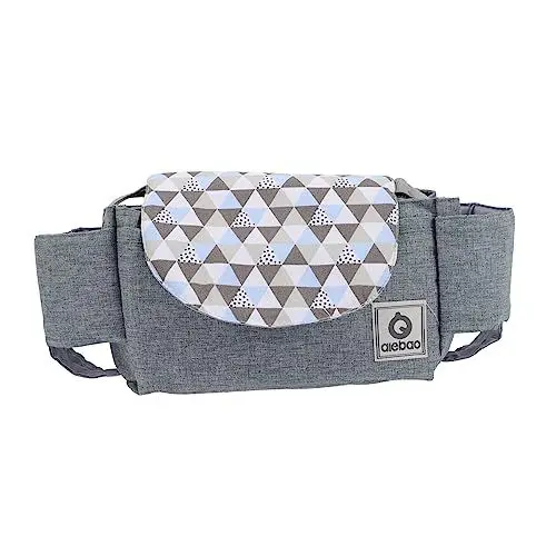 Produktbild: UPKOCH Kinderwagen Tasche Autos für Kinderwagen Kleinkind Kinderwagenzubehör zubehã¶r fã¼r Kinderwagen Stroller Accessories Handtasche Kinderwagen-Organizer Kinderwagen Zubehör Nylon Grey
