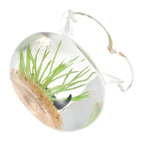 Produktbild: UPKOCH Miniatur-Aquarium Für Puppenhaus Maßstab 112 Mini-Tank Glas-fischtank Für Mini- Dekoratives Mini-fischtank Für Zuhause Mini- -zubehör Zufällige Farbe