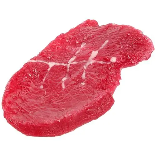 Produktbild: UPKOCH Nachahmung Von Steaks Mini-Lebensmittel Miniatur-Dekoration Pflanzliche Lebensmittel Lebensechte Gekochte Steaks Geschnittenes Rindfleisch Simulierte Steaks Künstliche