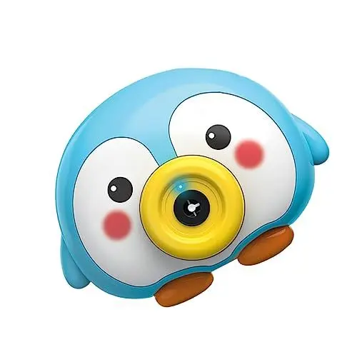Produktbild: UPKOCH Seifenblasenmaschine Seifenblasenmaschine Für Kinder Kinderblasenmaschine Seifenblasenmaschine Spielzeug Seifenblasenmaschine Spielzeug Pinguin Blasenmaschine Blau