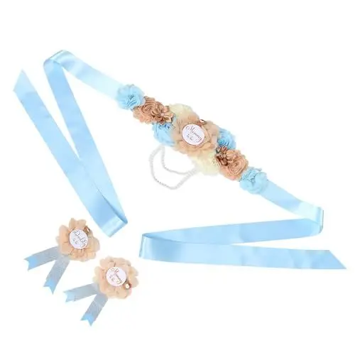 Produktbild: UPKOCH Anstecknadel für Werdende Mütter Blumen-schärpe Gürtel Anstecknadel für Schwangerschaftsankündigung Babyparty Werdende