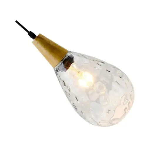 Produktbild: UPKOCH Tropfen Kronleuchter Aus Glas Pendelleuchte Lampenschirm Aufhängevorrichtung Für Die Küche Deckenleuchte Aus Glas Moderne Glaslampe Hängeleuchte Deckenleuchten Beleuchtung Jahrgang