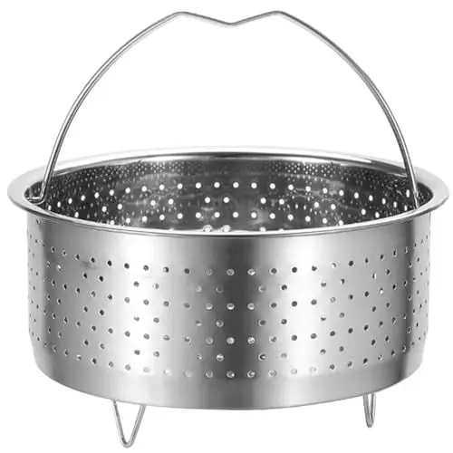 Produktbild: UPKOCH Edelstahl Dampfgarer Dünsteinsatz für Gemüse und Reis Langlebiger mit Gleichmäßigem Heizdesign für Gemüse Fisch und Mehr
