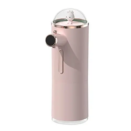 Produktbild: Uplory Automatischer Schaumseifenspender, berührungsloser automatischer Seifenspender, süß und intelligent, Infrarot-Sensor, wasserdicht und wiederaufladbar, für (Pink)
