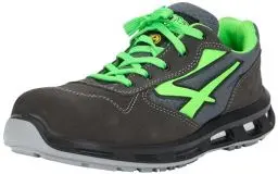 Produktbild: U-Power Red Lion Point, Unisex-Sicherheitsschuhe, leichte, flexible, pannensichere Lederturnschuhe, mit Infinergy-Einsatz, mit Aluminium-Zehenkappen - Grey & Green 43