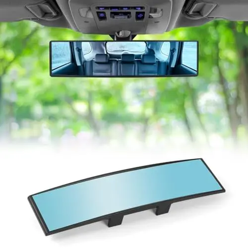 Produktbild: URAQT Auto Rückspiegel,310 mm x 85 mm Universal Innenspiegel Panorama Blendschutz Innen Rueckspiegel Große Vision Weitwinkel Panorama Hohe KlarheitAuto Spiegel für SUV CRV Vans Trucks