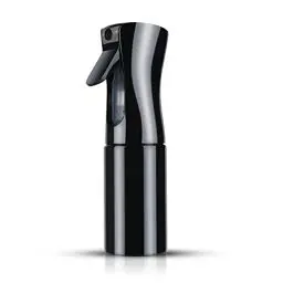 Produktbild: URAQT Sprühflasche, 200 ml Wasserzerstäuber Wasserflaschens Friseur Sprühflaschen Spray Bottle, Salon Wasser Sprüher Werkzeug für Haar, Schwarz