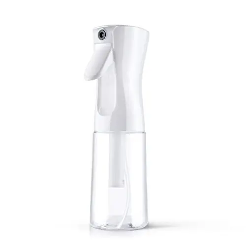 Produktbild: URAQT Sprühflasche Haar, 200 ml Wasserzerstäuber Wasserflaschens Friseur Sprühflaschen Spray Bottle, Salon Wasser Sprüher Friseur Haar Werkzeug für Haar, Weiß Transparent