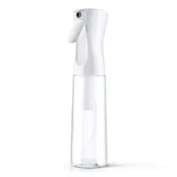 Produktbild: URAQT Sprühflasche Haar, 300 ml Wasserzerstäuber Wasserflaschens Friseur Sprühflaschen Spray Bottle, Salon Wasser Sprüher Friseur Haar Werkzeug für Haar, Weiß Transparent
