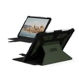 Produktbild: Urban Armor Gear Metropolis SE Case für Apple iPad Air 10.9 Hülle (5. Gen. 2022 / 4. Gen. 2020) / iPad Pro 11 (2021) (Apple Pencil 2 kompatibel, Sturzfest, Wake/Sleep, Standfunktion) olive
