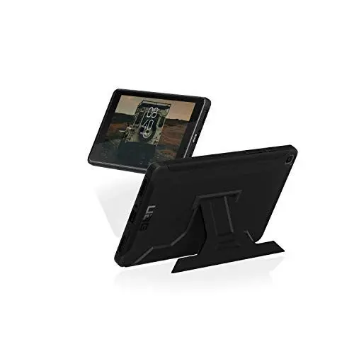 Produktbild: Urban Armor Gear Scout Kickstand Hülle für Samsung Galaxy Tab A 10.1 (2019) nach US-Militärstandard (Schutzhülle mit Standfunktion, Verstärkten Ecken, sturz- und stoßfestes Cover) - schwarz