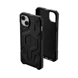 Produktbild: Urban Armor Gear UAG Monarch Pro Schutzhülle kompatibel mit Apple iPhone 14 Plus (Wireless Charging/Magnetische Aufladung kompatibel, 5-Schichten Schutz) schwarz/Carbon
