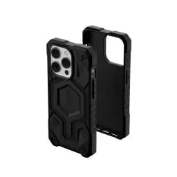 Produktbild: Urban Armor Gear UAG Monarch Pro Schutzhülle kompatibel mit Apple iPhone 14 Pro (Wireless Charging/Magnetische Aufladung kompatibel, 5-Schichten Schutz) schwarz