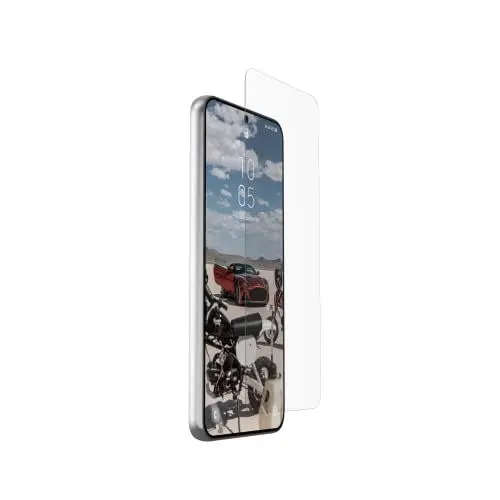 Produktbild: Urban Armor Gear UAG PLUS Tempered Glass Displayschutzfolie Samsung Galaxy S23+ (Plus) (9H zweifach gehärtetes Glas, Anti-Fingerabdruck, 0,33mm dünn, Ultra klar)