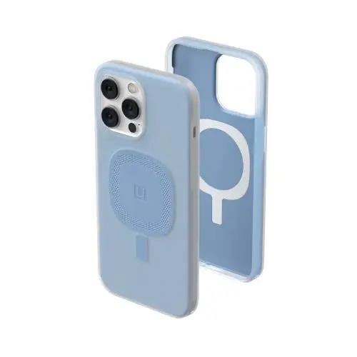 Produktbild: Urban Armor Gear U by (U) Lucent 2.0 Case kompatibel mit Apple iPhone 14 Pro Max Hülle (Halb-transparentes Case, 4,8m Fallschutz, Magnetring, Ultra Slim Bumper) - Cerulean (transparent), 114079315858