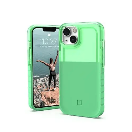 Produktbild: Urban Armor Gear by UAG (U) Dip Case kompatibel mit Apple iPhone 13 (4,5m Fallschutz nach US-Militärstandard, Wireless Charging kompatibel, Dreiteiliges iPhone Case) Spearmint, 11317U317777