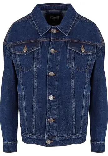 Produktbild: Urban Classics Damen Jeansjacke Ladies Oversized 90`s Denim Jacket, Jeansjacke für Frauen, im Retro-Style, Oversized Fit, Größen XS-5XL