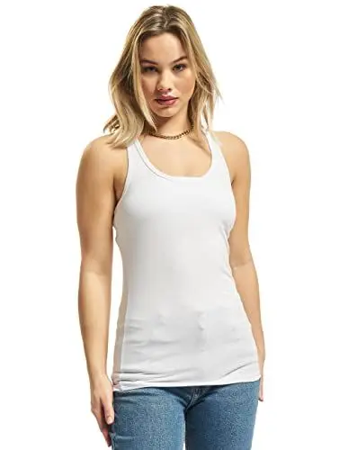 Produktbild: Urban Classics Damen Jersey tanktop voor dames Sport Tank Top, Weiß (White 220), M EU