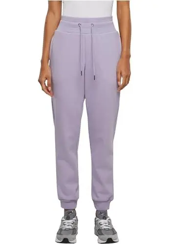 Produktbild: Urban Classics Damen Jogginghose Ladies Cozy Sweatpants, High Waist Jogginghose für Frauen, Loose Fit, dustylilac, 5XL