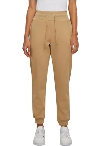 Produktbild: Urban Classics Damen Jogginghose Ladies Cozy Sweatpants, High Waist Jogginghose für Frauen, Loose Fit, warmsand, L
