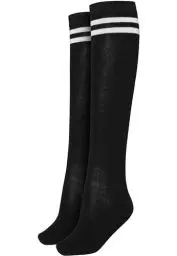 Produktbild: Urban Classics Damen Ladies College Socken Strümpfe Kniestr mpfe, Blk/Wht, 40-42 EU