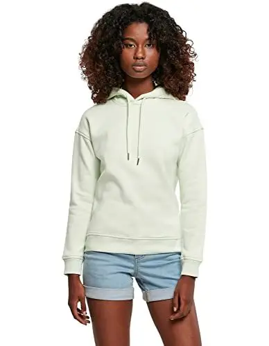 Produktbild: Urban Classics Damen Ladies Hoody Kapuzenpullover, lightmint, 4XL