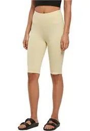 Produktbild: Urban Classics Damen TB5014-Ladies Organic Stretch Jersey Cycle Yoga-Shorts, softyellow, XS