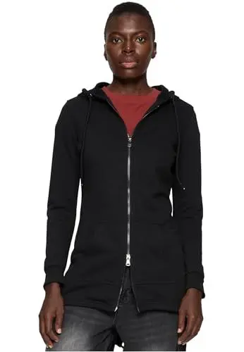 Produktbild: Urban Classics Damen Ladies Parka Cardigan Sweater, Schwarz, XL EU