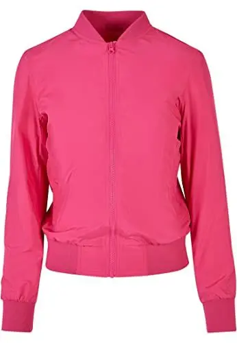 Produktbild: Urban Classics Damen TB1217-Ladies Light Bomber Jacket Jacke, Hibiskus pink, 5XL