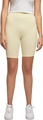 Produktbild: Urban Classics Damen TB4790-Ladies High Waist Lace Inset Cycle Yoga-Shorts, softyellow, S