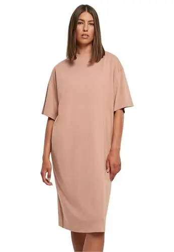 Produktbild: Urban Classics Damen TB4792-Ladies Organic Long Oversized Tee Dress Kleid, Amber, XS