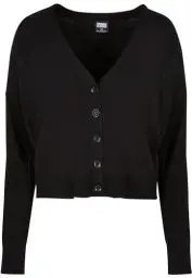 Produktbild: Urban Classics Damen TB5449-Ladies Eco Viscose Oversized Cardigan Strickjacke, Black, L