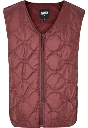 Produktbild: Urban Classics Herren Weste Zipped Gilet cherry L
