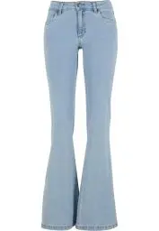 Produktbild: Urban Classics Damen TB6109-Ladies Organic Low Waist Flared Denim Hose, Lighter Washed, 26