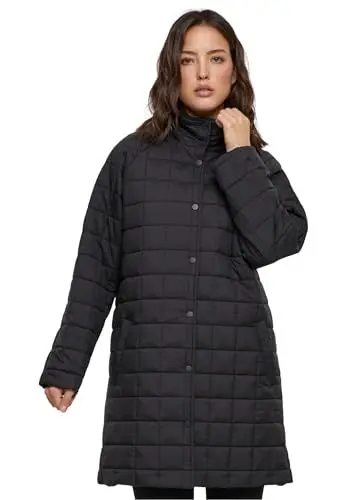 Produktbild: Urban Classics Damen Jacke Ladies Quilted Coat black 4XL