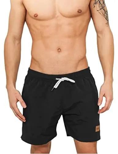 Produktbild: Urban Classics Herren Badehose Block Swim Shorts blk, 4XL