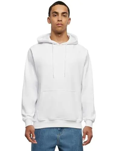 Produktbild: Urban Classics Herren Blank Hoody Kapuzenpullover, WeiÃŸ, 5XL