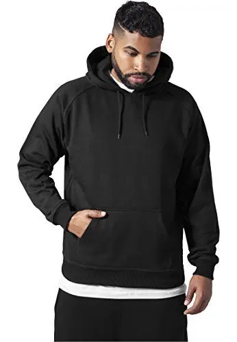 Produktbild: Urban Classics Herren Blank Hoody Kapuzenpullover, black, M