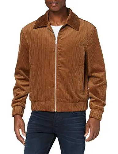 Produktbild: Urban Classics Herren Boxy Corduroy Jacket Jacken, Toffee, L