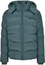 Produktbild: Urban Classics Herren Hooded Puffer Jacket Jacke, Bottlegreen, XXL