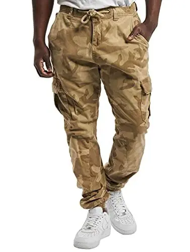 Produktbild: Urban Classics Herren Hose Camo Cargo Jogging Pants, Sand camo, Gr. W32