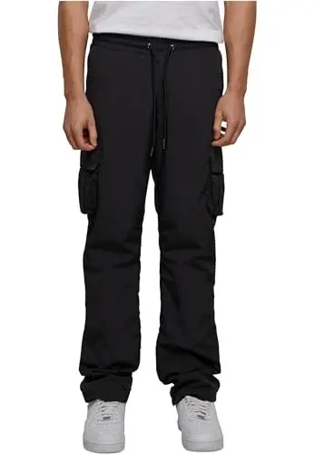 Produktbild: Urban Classics Herren Hose Straight Leg Nylon Cargo Pants Black XXL