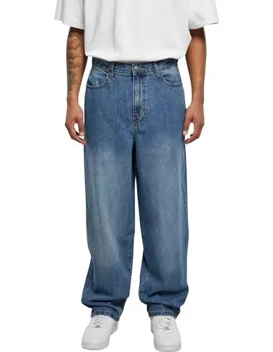 Produktbild: Urban Classics Herren 90‘s Jeans middeepblue, 30
